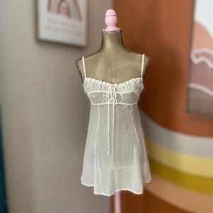 Vintage y2k Victoria’s Secret Babydoll Slip Lingerie